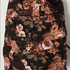 Urban Outfitters BDG Floral Rose Soft Backpack 🌱